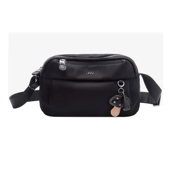 LEFF Fabric Handbag, Shoulder Bag, Crossbody Bag Women's Black