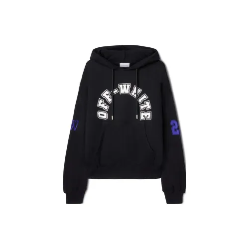 OFF-WHITE Football-print Cotton Hoodie