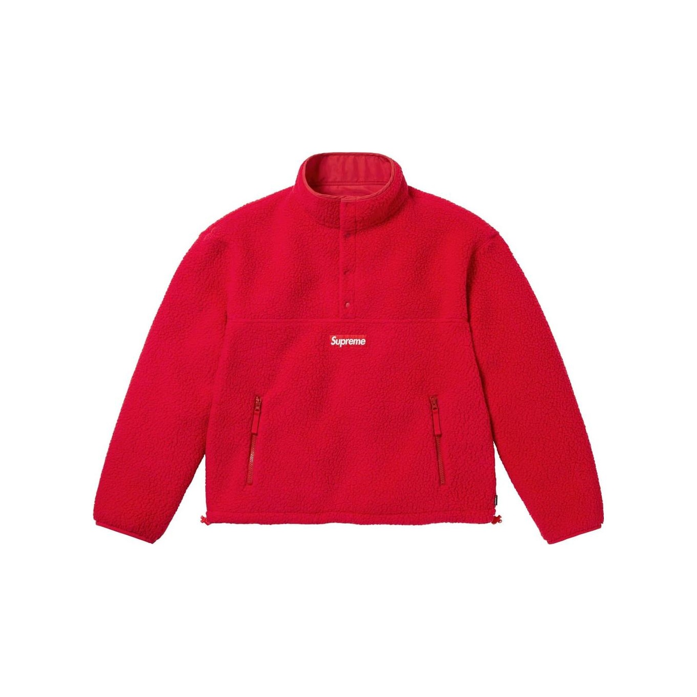 Supreme Polartec Shearling Reversible Pullover - POIZON