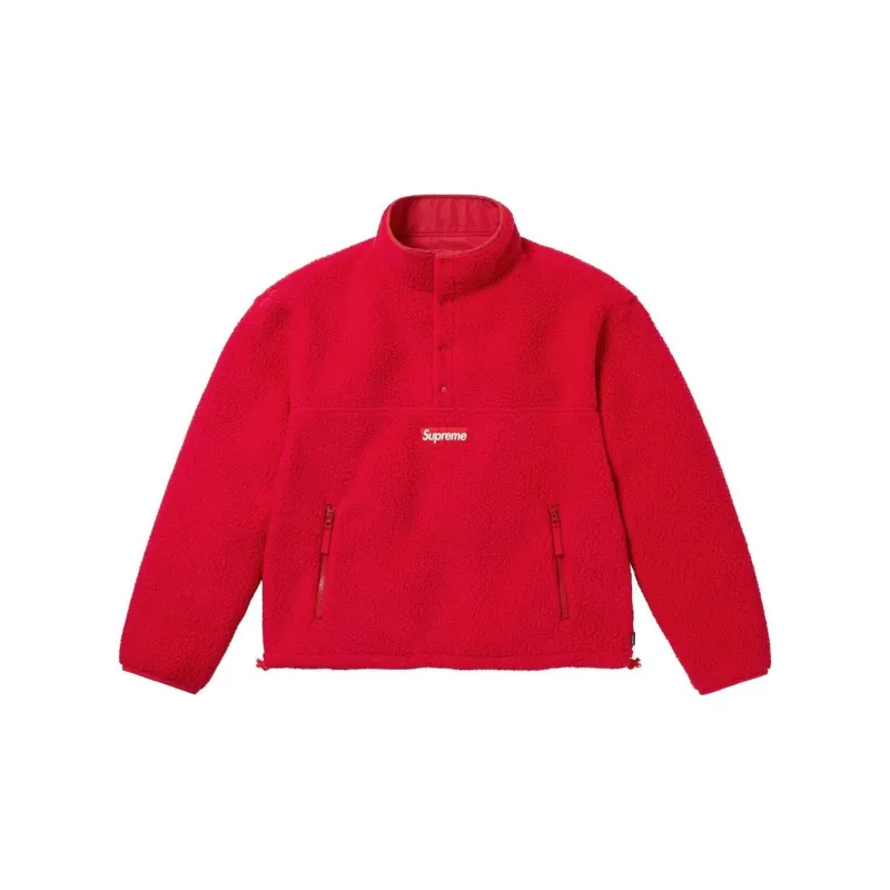 Supreme Polartec Shearling Reversible Pullover-15