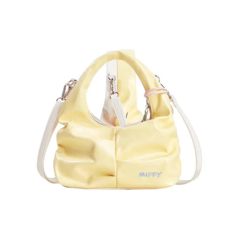 Miffy Denim Handbag Shoulder Bag Women's Yellow/Blue-3