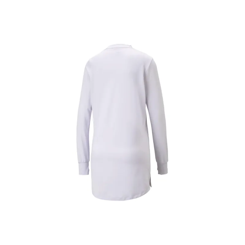 PUMA Modest Activewear Long Sleeve Training Tee Women's T-Shirt Women's White-1