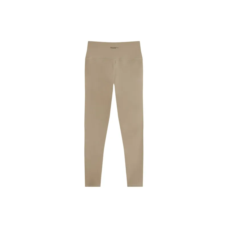 PUMA EVOLVE Women's High-Waisted Full-Length Training Tights Athletic Trousers Women's Khaki-1