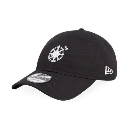 New Era Curved Brim Baseball Caps Unisex Brown