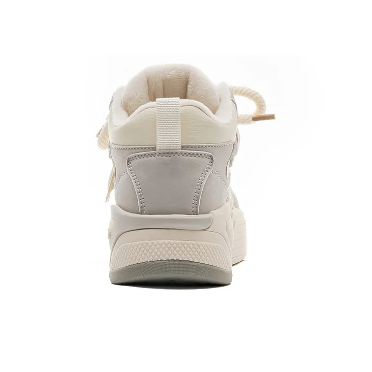 Warrior Warrior Warm Height Increasing High-Top Casual Shoes Women's-3