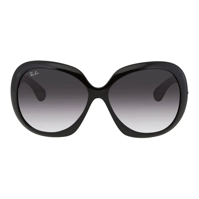 RayBan Irregular Shape Sunglasses Women's Black-1