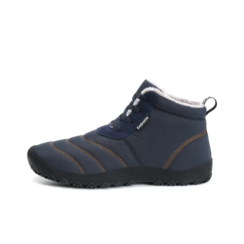 Leyang Mid Top Outdoor Shoes Unisex Dark Blue-0