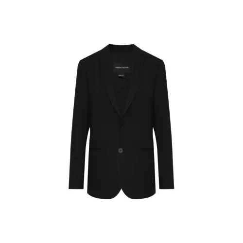 URBAN REVIVO Business Suits Men Black