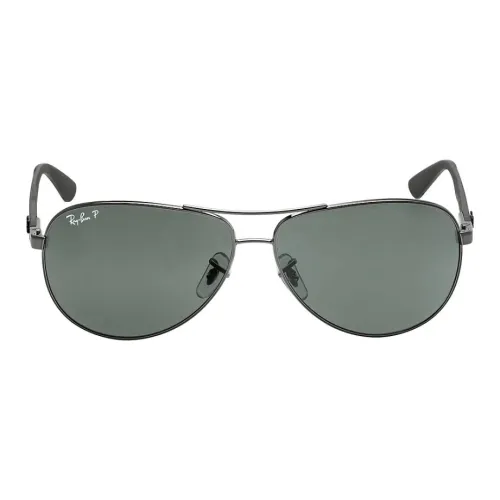 RayBan Steel Aviator Sunglasses Men's Black