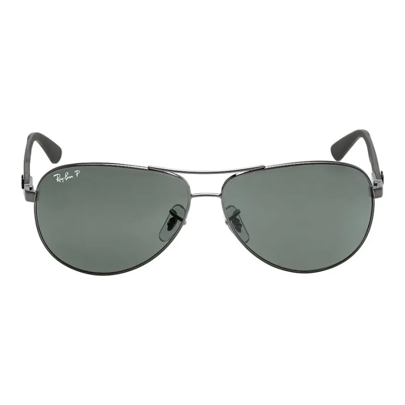 RayBan Steel Aviator Sunglasses Men's Black-0