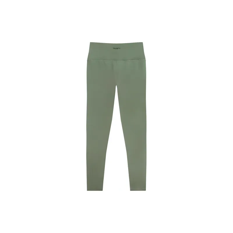 PUMA EVOLVE Women's High-Waisted Full-Length Training Tights Athletic Trousers Women's Green-1