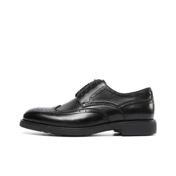 STEVE MADDEN Dress Shoes Men Low Top Black/Dark Coffee