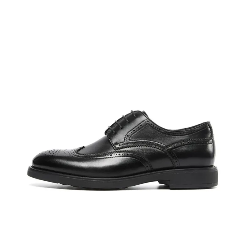 STEVE MADDEN Dress Shoes Men Low Top Black/Dark Coffee-0