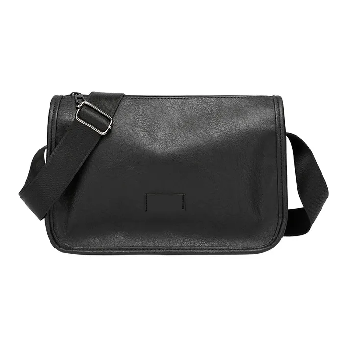 ALNI BITTON PU Crossbody Bag Regular Men's Black 1/Black 2/Black Check/Pattern Black-7