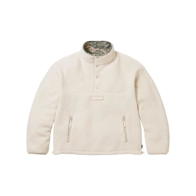 Supreme Polartec Shearling Reversible Pullover-30