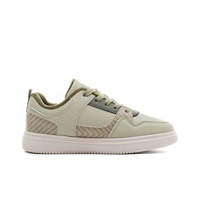RENBEN Warm Anti Slip And Wear Resistant Low Top Skateboard Shoes Women's Fresh Green-1