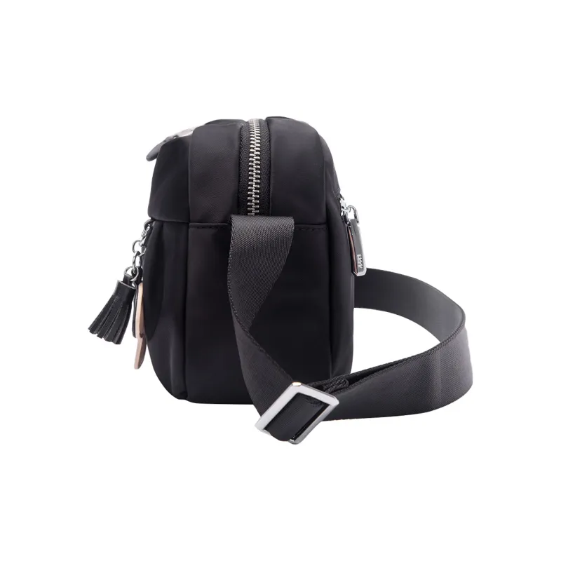 LEFF Fabric Handbag, Shoulder Bag, Crossbody Bag Women's Black-3