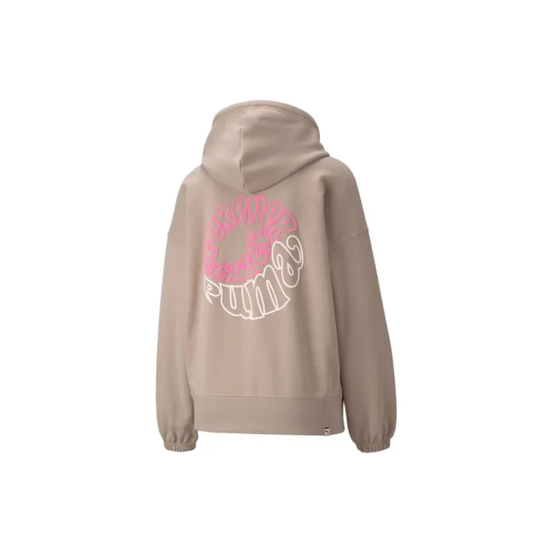 PUMA Essentials Sweatshirts Women's Beige-1