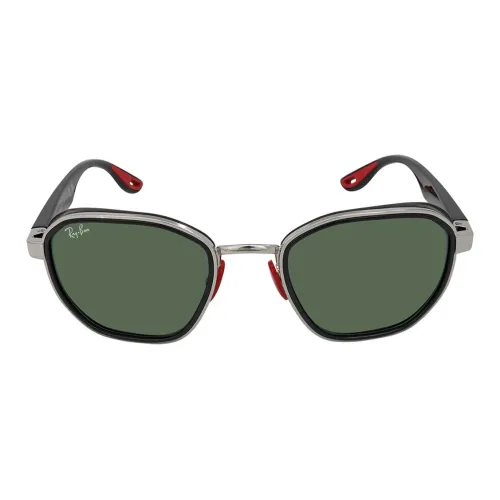 RayBan Irregular Shape Sunglasses Unisex Silver