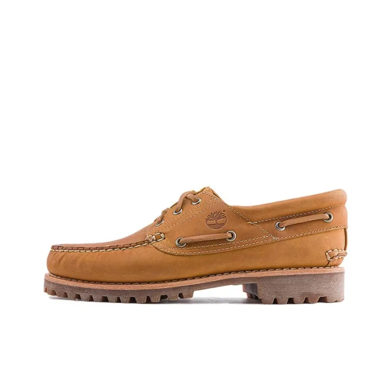 Timberland Authentics 3 Eye Leather Boat Shoes-0