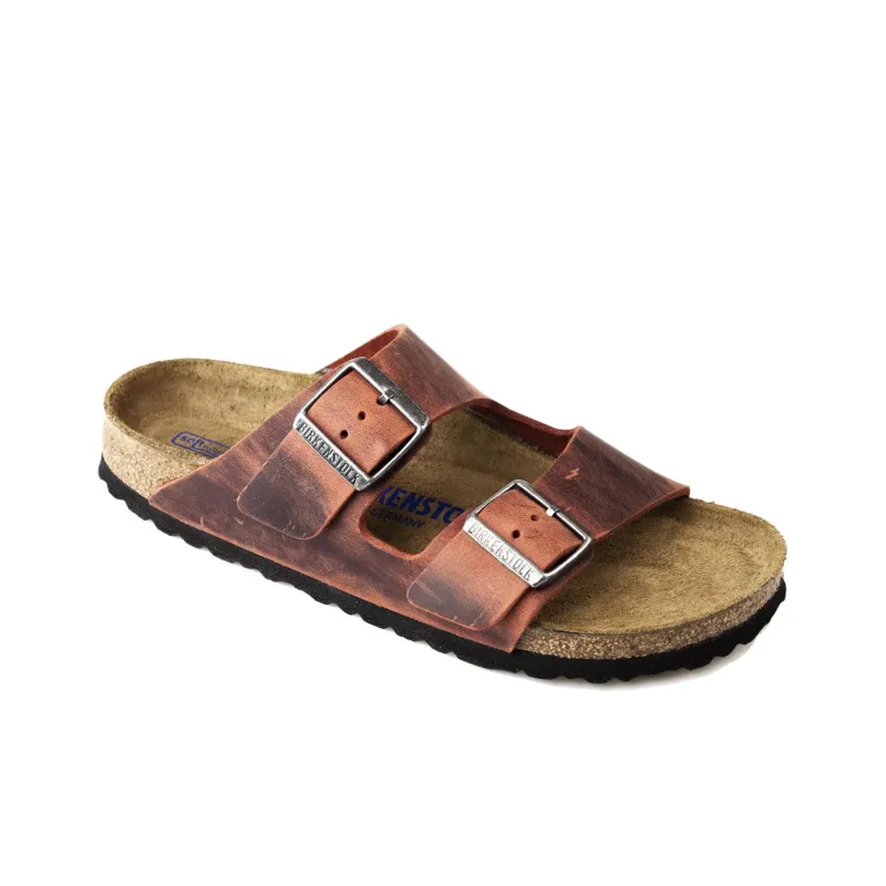 Birkenstock Arizona Slide Slippers Women's Earth Red-2