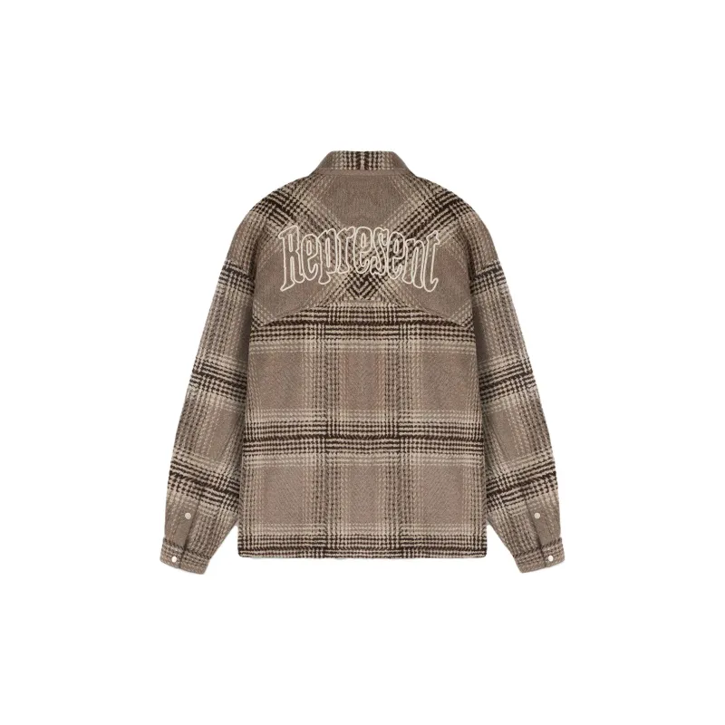 REPRESENT Represent Flannel Shirt Shirt Men's Brown-1