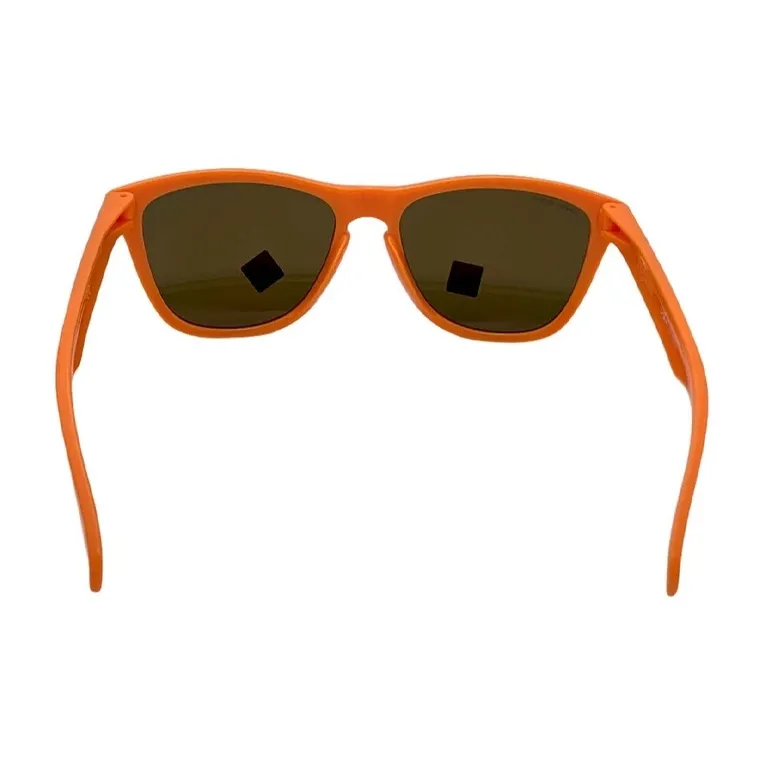 Oakley Plastic Oval Sunglasses Men's Orange-2