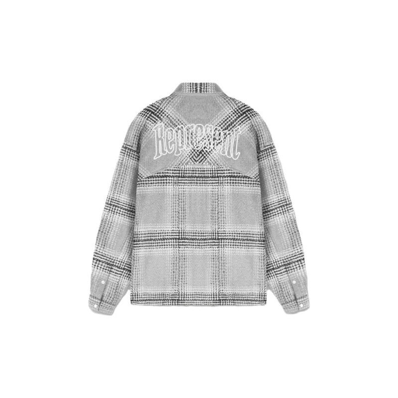 REPRESENT Represent Flannel Shirt Shirt Men's Gray-1