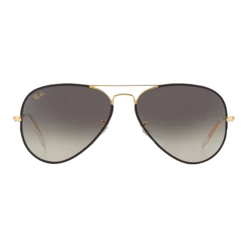 RayBan Metal Aviator Sunglasses Unisex Black