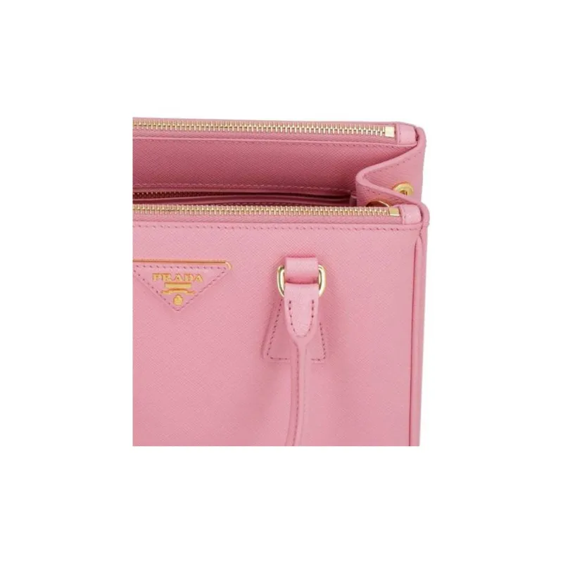 PRADA Galleria Killer Bag Leather Tote Bag Shopping Bag Regular Women's Pink-3