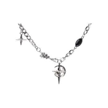 BLESSED BULLET Titanium Steel Necklaces Unisex