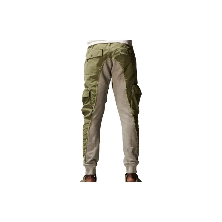 GREG LAUREN Casual Pants Men's Army Green/Gray-1