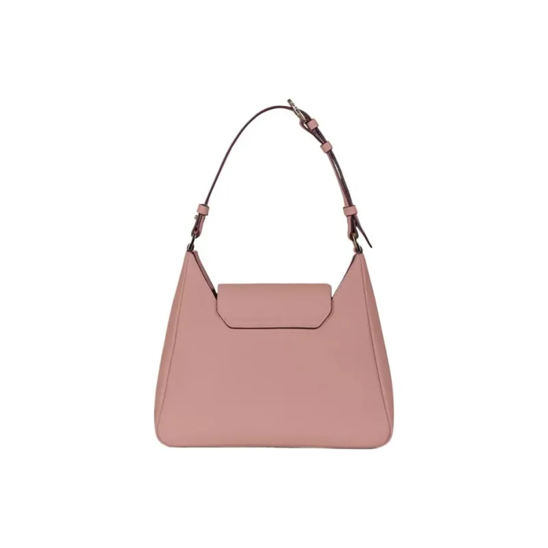 Strathberry Cow Leather Shoulder Bag Crossbody Bag Medium Size Women's Rose Pink-3
