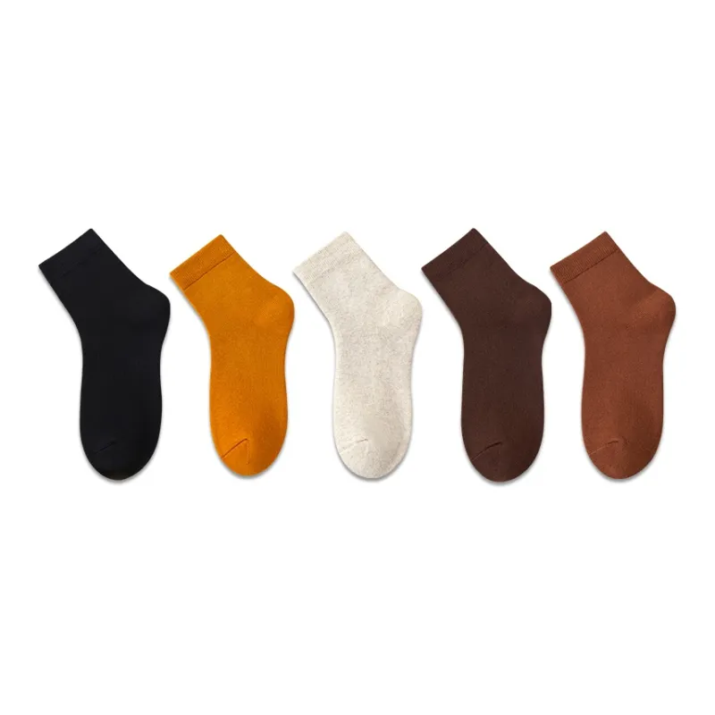 MIIOW Mid Calf Socks Women's 5 Pack-5
