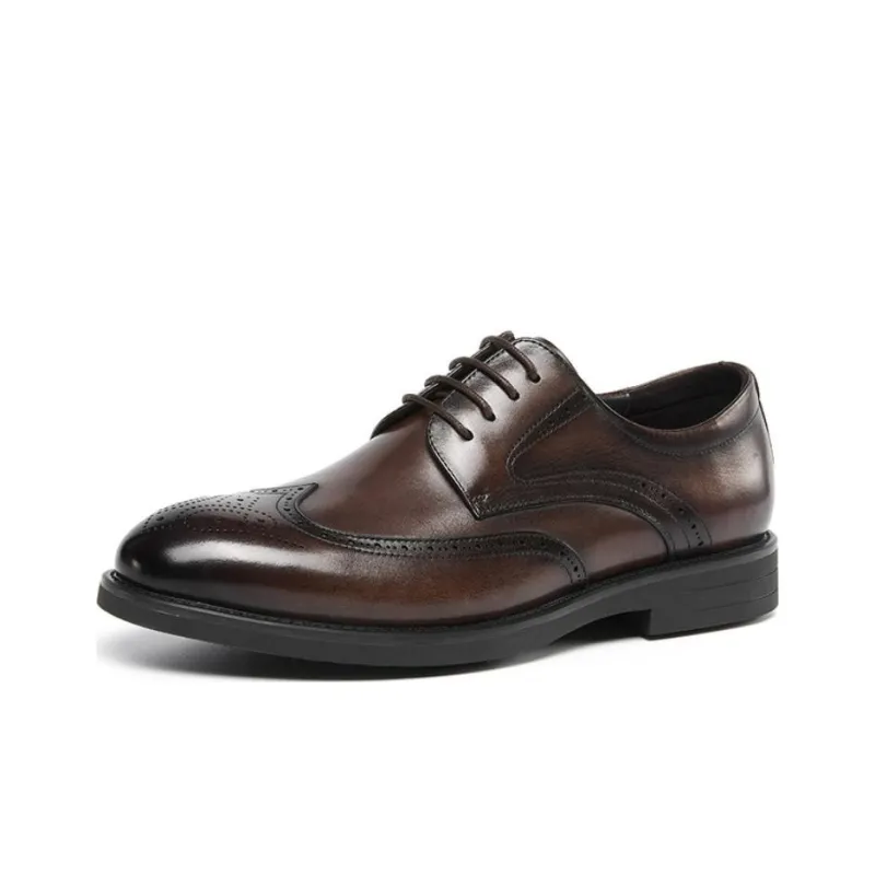 STEVE MADDEN Dress Shoes Men Low Top Black/Brown-5