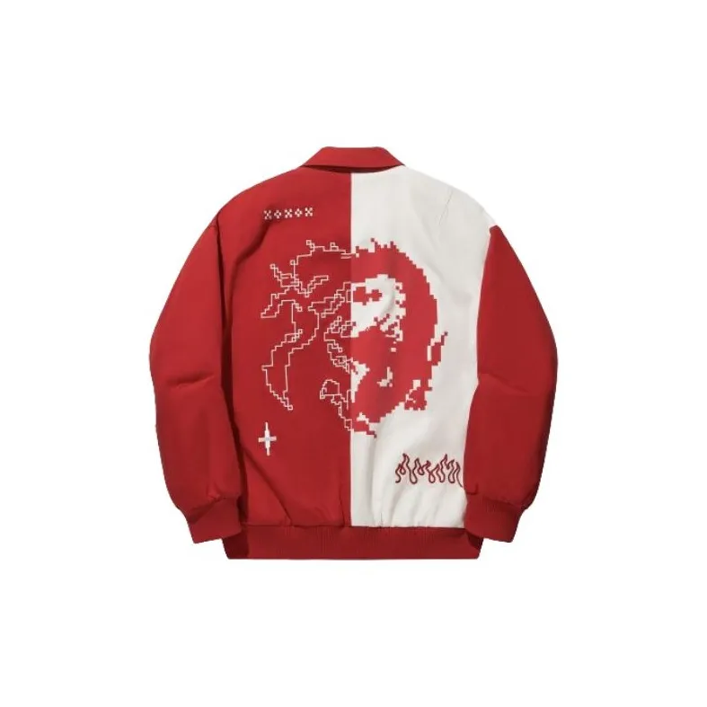 LiNing Jackets Coats Men's Samba Red Ecru-1