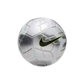 Nike Size 5 Ball Soccer PU Unisex Silver Black