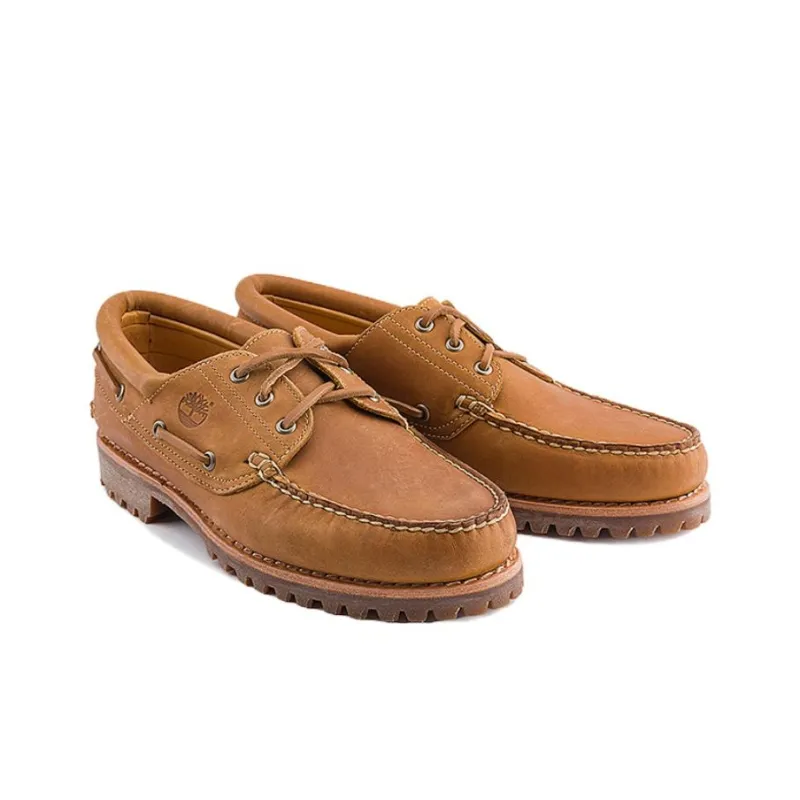 Timberland Authentics 3 Eye Leather Boat Shoes-2