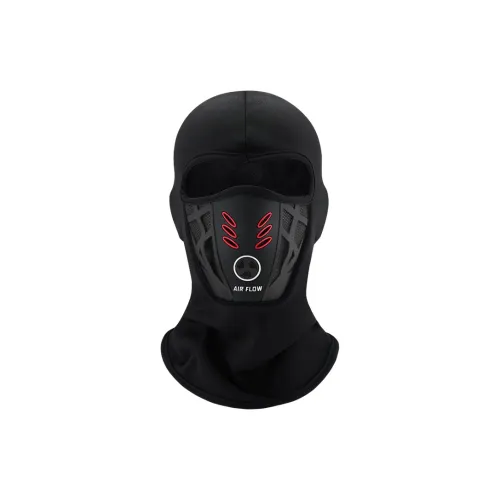 UMA Riding Equipment Pullover Face What masks Unisex Stretch Velvet+Plastic PVC