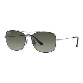 RayBan Metal Aviator Sunglasses Unisex Silver
