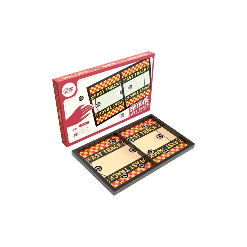 Wooden Play Family 12 in 1 Tapping Chess Two Player Battle Educational Board Games-1