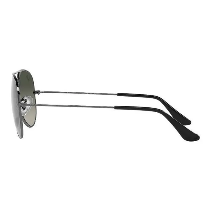 RayBan Metal Aviator Sunglasses Unisex Dark Gray-2