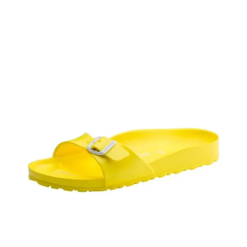 Birkenstock Slip Resistant Antibacterial Slide Slippers Women's Neon Yellow