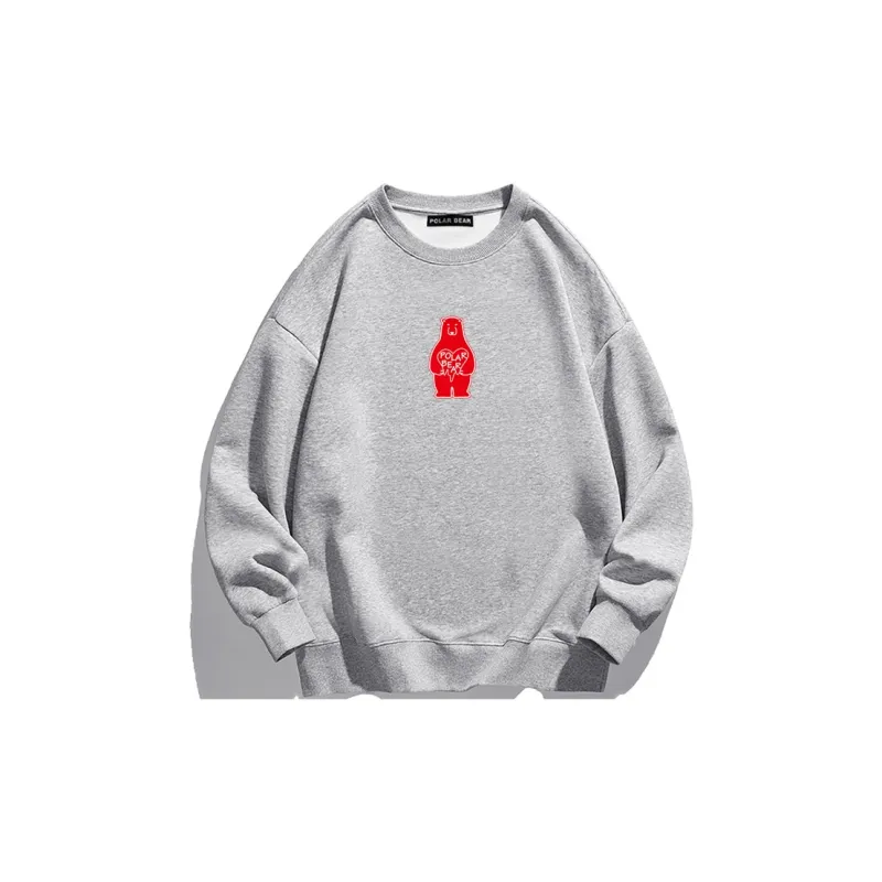 POLAR BEAR Loose Fit Drop Shoulder Sweatshirt Unisex-21