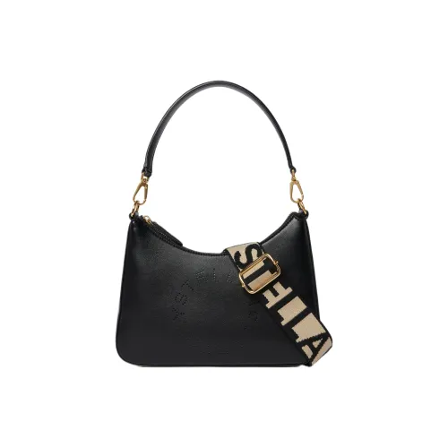 Stella McCartney Logo Perforated Zipped Shoulder Bag