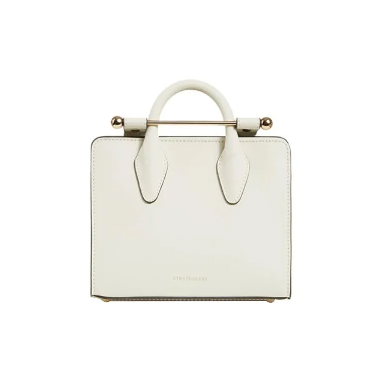Strathberry Cow Leather Crossbody Bag Shoulder Bag Mini Women's Vanilla White-0