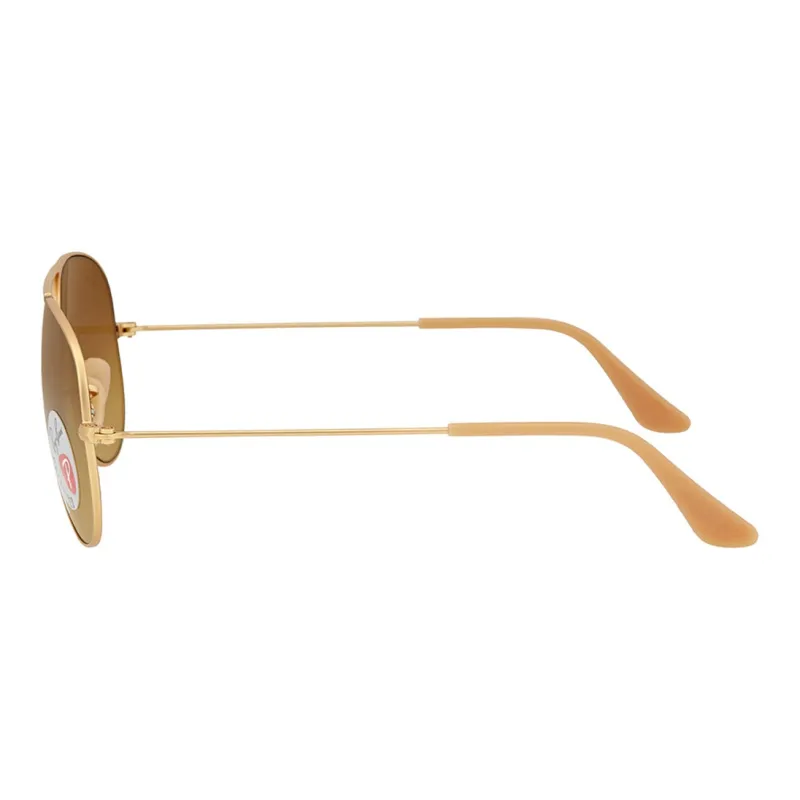 RayBan Metal Aviator Sunglasses Unisex Gold-2