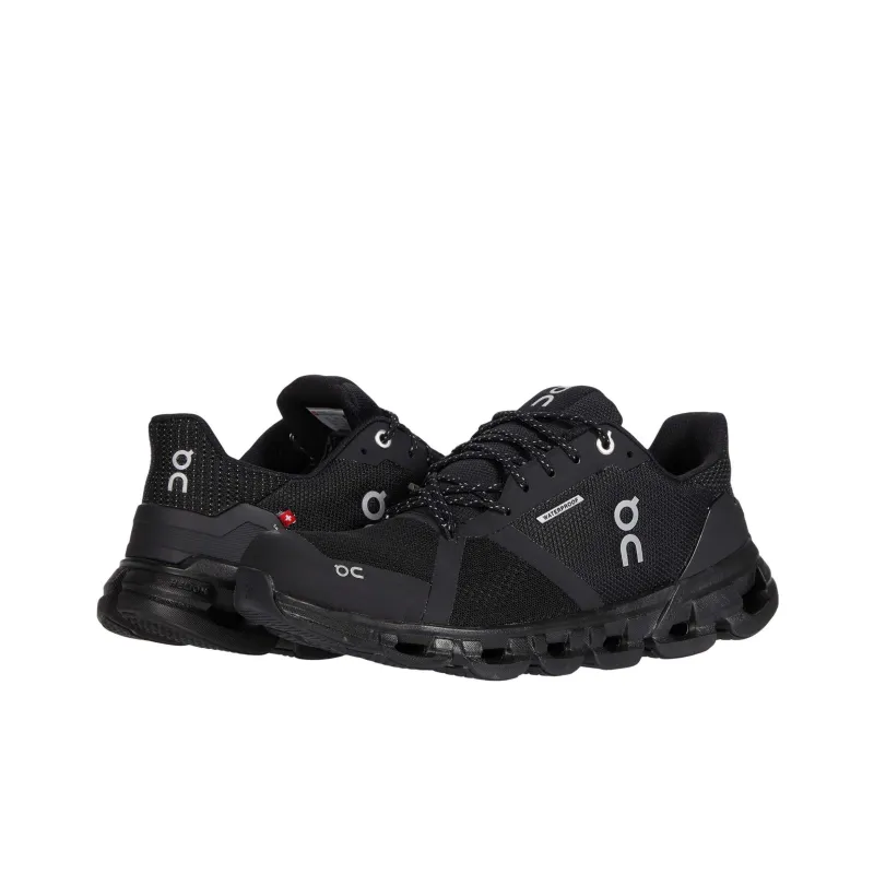 On Running Cloudflyer Waterproof Black Lunar Women's-1