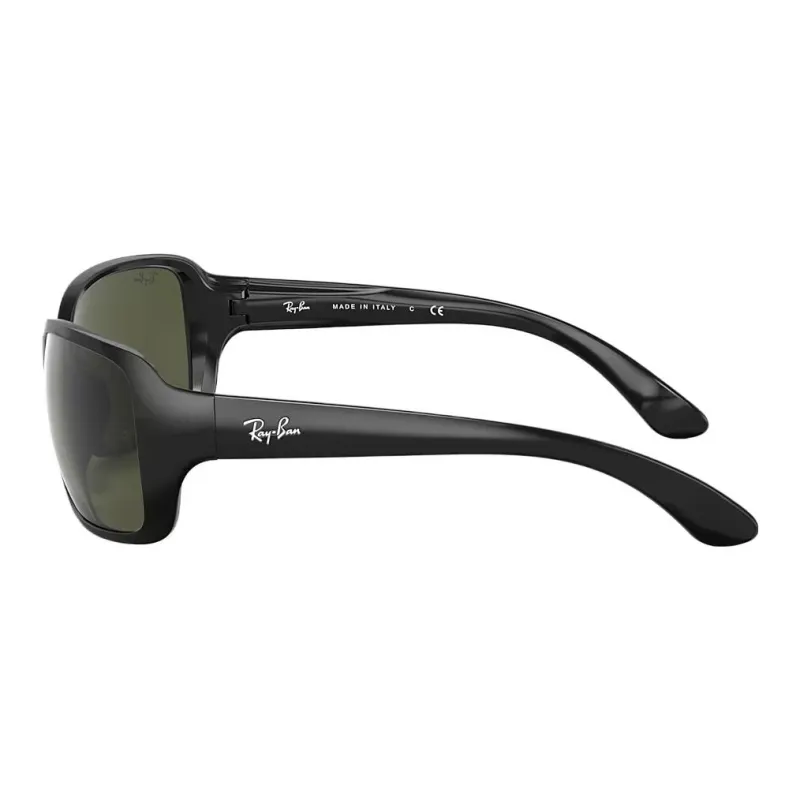 RayBan Rectangular Sunglasses Women's Black-4