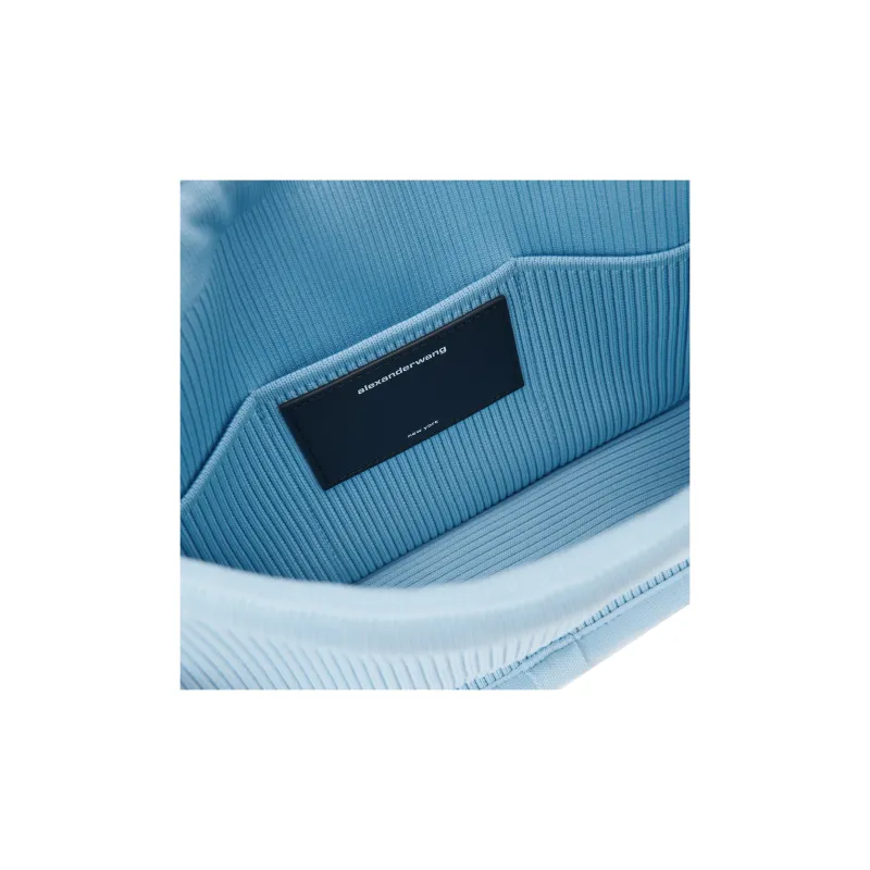 Alexander Wang Ryan Polyester One Shoulder Handbags Small Size Women's Teal-5